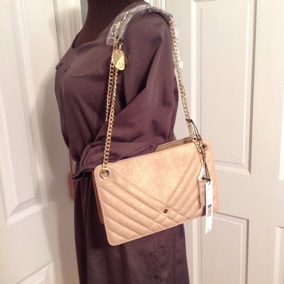 ANTONIO MELANI Handbags - Antonio Melani Rose Gold Crossbody - NWT